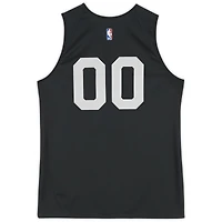 Ron Holland II Detroit Pistons Practice-Used #00 Black Reversible Jersey from the 2024-25 NBA Season
