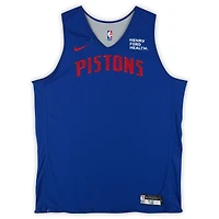 Maillot réversible Nike bleu/gris Ron Holland II Detroit Pistons #00 utilisé pour l'entraînement de la saison NBA 2024-25 - Taille XLT
