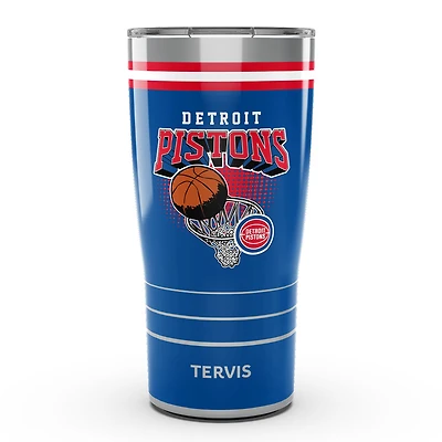 Tervis Détroit Pistons 20oz. Gobelet vintage en acier inoxydable