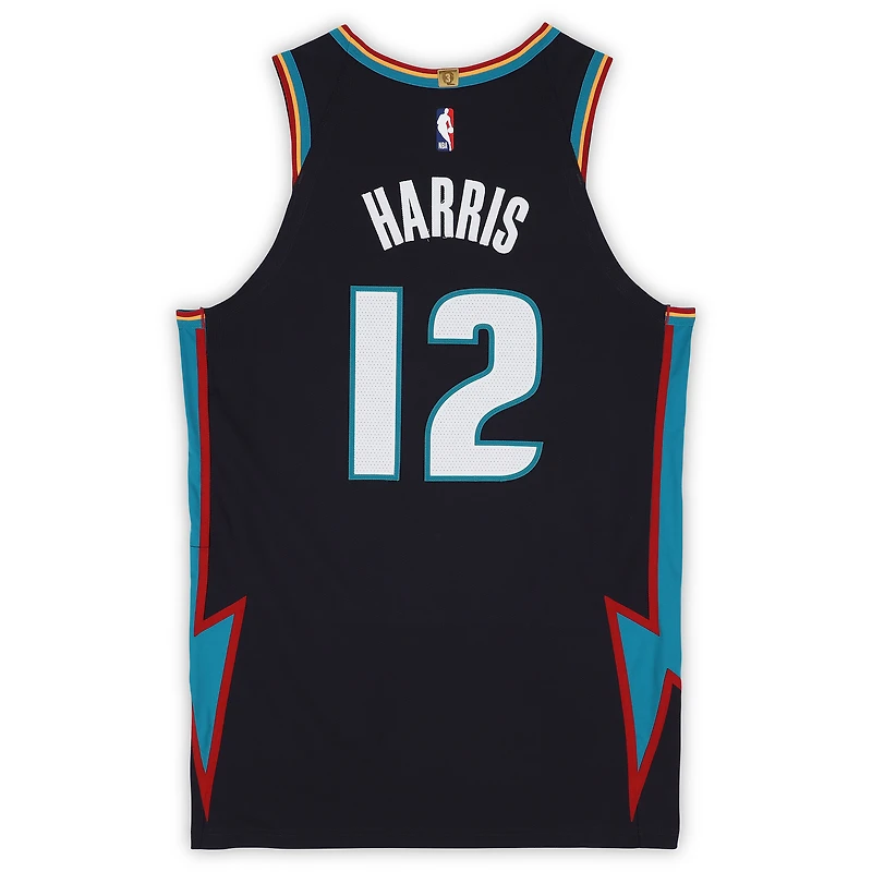 Tobias Harris Detroit Pistons Game-Used #12 Black Nike City Edition Jersey Worn During the 2025-26 NBA Season - Size 50+4