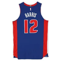 Maillot Nike bleu n° 12 porté par Tobias Harris (Detroit Pistons) lors de la saison NBA 2025-2026 - Taille 50+4