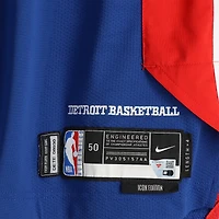Maillot Nike bleu n° 12 porté par Tobias Harris (Detroit Pistons) lors de la saison NBA 2025-2026 - Taille 50+4