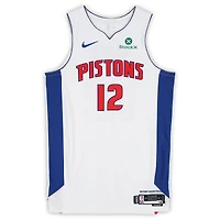 Tobias Harris Detroit Pistons Game-Used #12 White Nike Jersey vs. Toronto Raptors on March 31, 2026 - Size 50+4