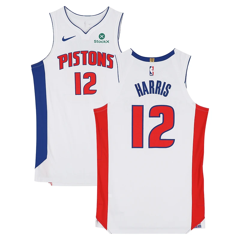 Tobias Harris Detroit Pistons Game-Used #12 Nike Jersey Worn During the 2025-26 NBA Season