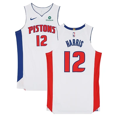 Tobias Harris Detroit Pistons Game-Used #12 Nike Jersey Worn During the 2025-26 NBA Season