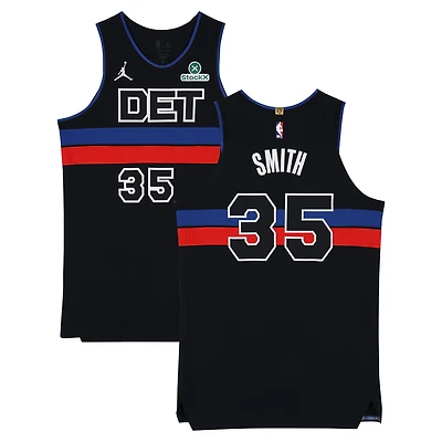 Tolu Smith Detroit Pistons Game-Used #35 Nike Jersey Worn During the 2025-26 NBA Season