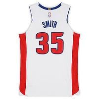 Tolu Smith Detroit Pistons Player-Issued #35 White Nike Jersey from the 2025-26 NBA Season - Size 52+4