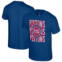 T-shirt unisexe Stadium Essentials Royal Detroit Pistons Step Up