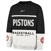 Sweat-shirt à capuche unisexe '47 Black Detroit Pistons 2024/25 City Edition On Five Maximalist