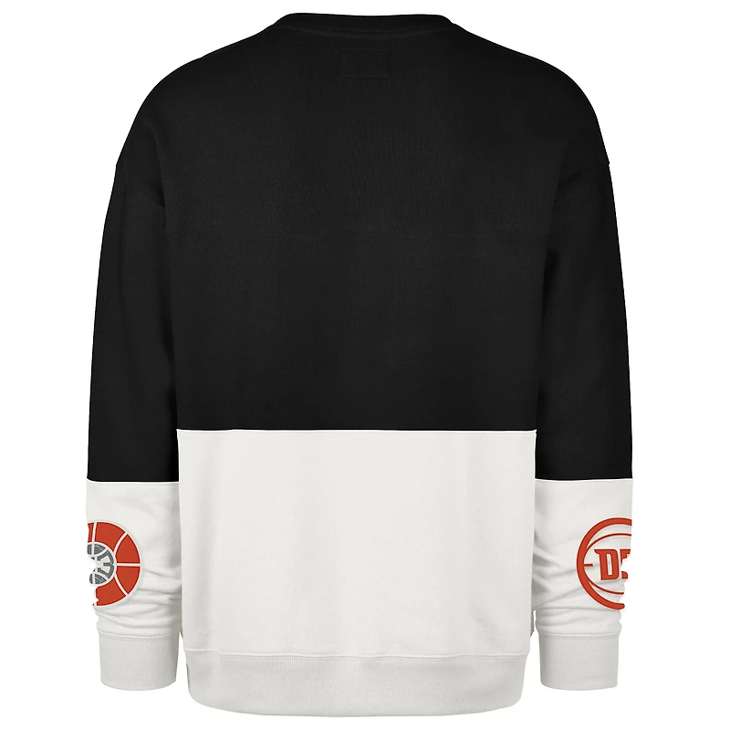 Sweat-shirt à capuche unisexe '47 Black Detroit Pistons 2024/25 City Edition On Five Maximalist