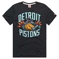 Unisex Homage  Charcoal Detroit Pistons 2025 City Edition Tri-Blend T-Shirt