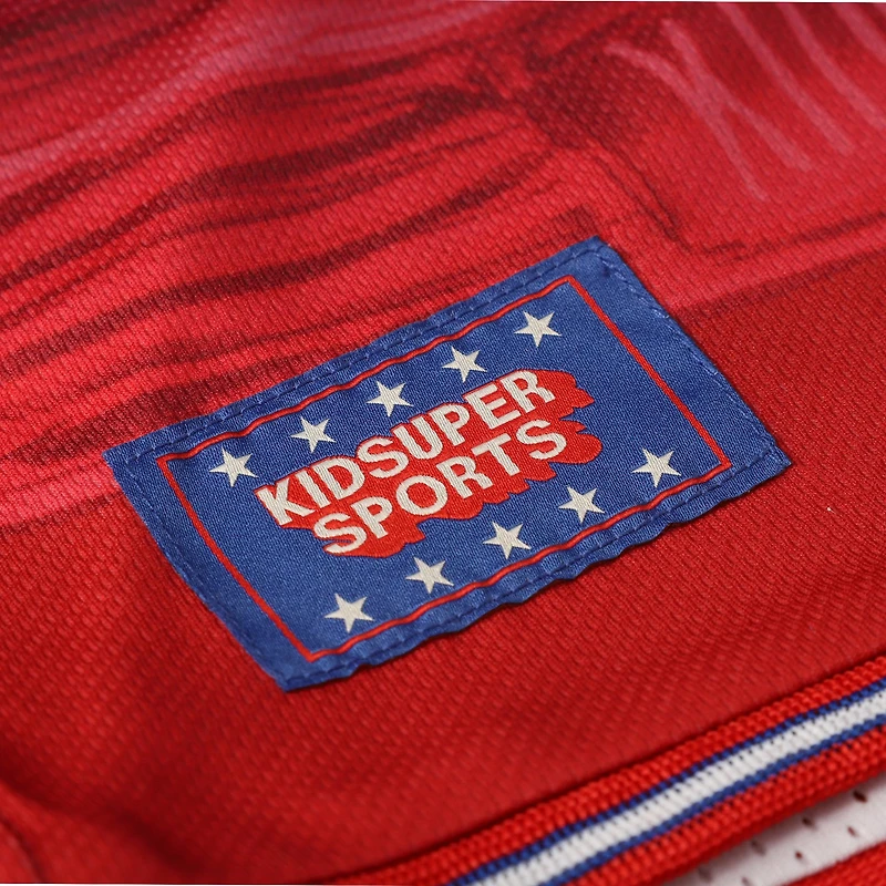 Short unisexe NBA & KidSuper Studios by Fanatics Detroit Pistons Hometown rouge