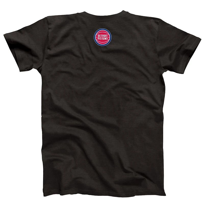 Unisex NBALab x Hyperfly Heather Black Detroit Pistons Year of the Snake Lunar New Collection T-Shirt