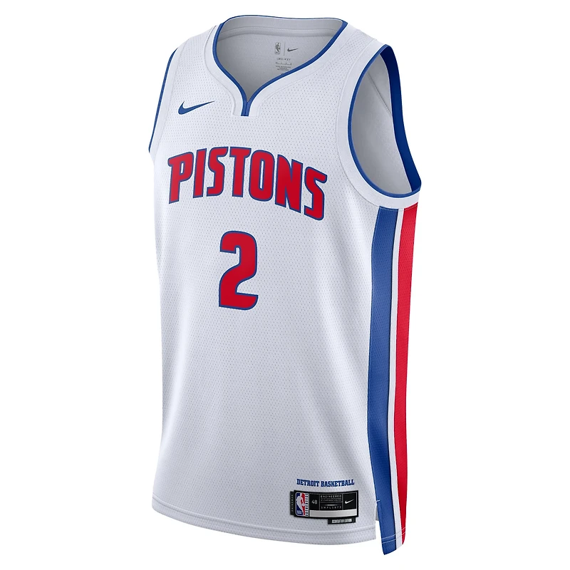 Maillot Nike Cade Cunningham Detroit Pistons Swingman Unisexe Blanc - Édition Association