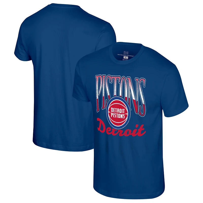 Unisex Stadium Essentials Blue Detroit Pistons Sky High T-Shirt