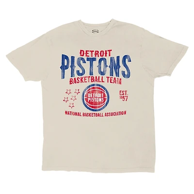 Unisex Stadium Essentials Khaki Detroit Pistons Shapeshifter Vintage T-Shirt