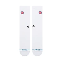 Chaussettes unisexes Stance Detroit Pistons à écusson tricotées mi-mollet