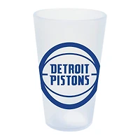 WinCraft Detroit Pistons 16oz. Verre à pinte en silicone Icicle