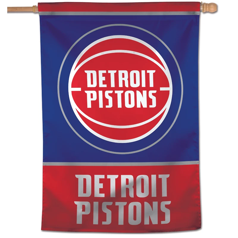 WinCraft Detroit Pistons Bannière verticale simple face 28" x 40"