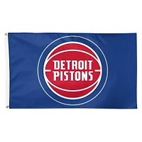 WinCraft Detroit Pistons 3' x 5' Logo principal simple face - Drapeau
