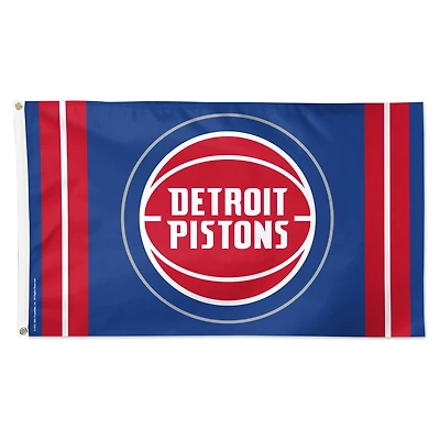 WinCraft Detroit Pistons 3' x 5' Vertical Stripe Deluxe Single-Sided Flag