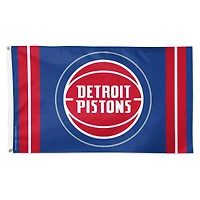 WinCraft Detroit Pistons 3' x 5' Vertical Stripe Deluxe Single-Sided Flag