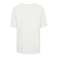 Women's '47  White Detroit Pistons City Edition Down Court Sadie T-Shirt