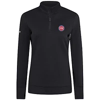 Pull à glissière quart de tour noir pour femme Levelwear Detroit Pistons Cushion
