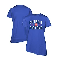 T-shirt bleu bouleau pour femme Levelwear des Detroit Pistons