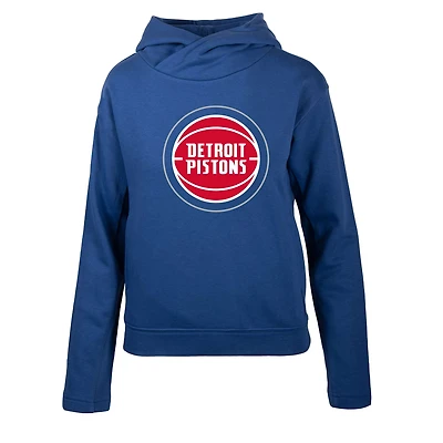 Sweat à capuche bleu Evian Core pour femme des Detroit Pistons de Levelwear