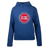 Sweat à capuche bleu Evian Core pour femme des Detroit Pistons de Levelwear