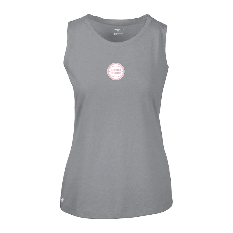 Débardeur gris Levelwear pour femme avec logo Macy Core la fête des mères Detroit Pistons