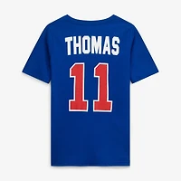 Youth Isiah Thomas Blue Detroit Pistons Hardwood Classics Name & Number T-Shirt