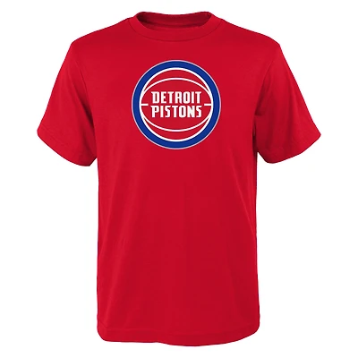Youth Outerstuff Royal Detroit Pistons Primary Logo T-Shirt