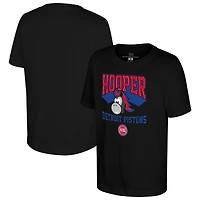 Youth Stadium Essentials  Black Detroit Pistons Most Valuable Mascot T-Shirt