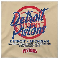 T-shirt Youth Stadium Essentials Natural Detroit Pistons Wallscript