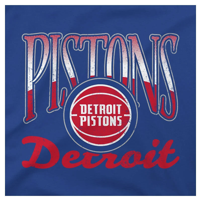 Youth Stadium Essentials Royal Detroit Pistons Sky High T-Shirt