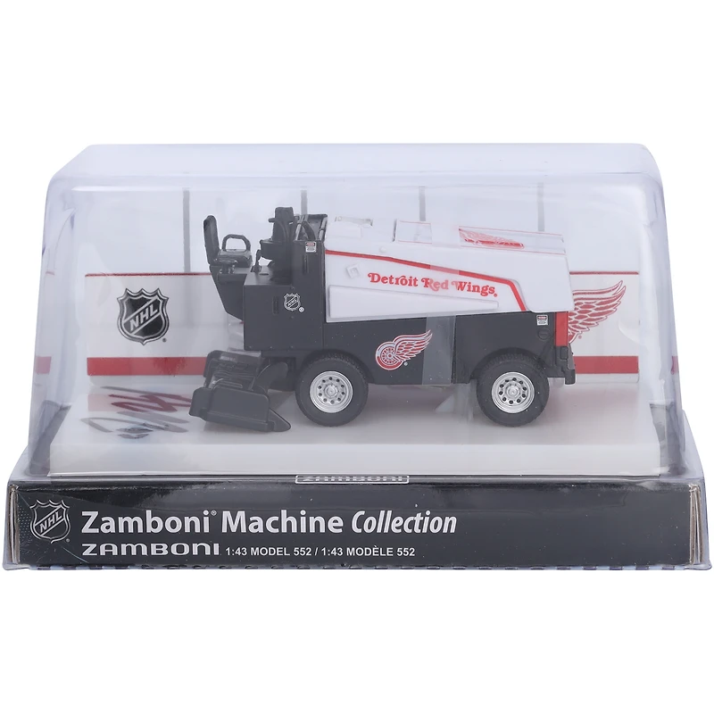 Alex DeBrincat Detroit Red Wings Autographed 1:43 Scale Die-Cast Zamboni