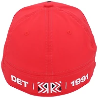 Casquette rétro inversée autographiée Alex DeBrincat des Red Wings de Detroit 2022-23