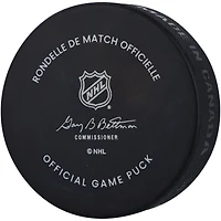 Rondelle de match officielle autographiée par Alex DeBrincat des Red Wings de Détroit