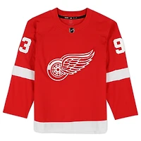 Maillot authentique adidas rouge autographié par Alex DeBrincat des Red Wings de Detroit