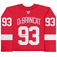 Maillot Premium Fanatics autographié par Alex DeBrincat des Red Wings de Detroit