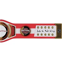 Ceinture de titre WWE Legacy autographiée par Alex DeBrincat Detroit Red Wings avec inscription « Lets Go Red Wings » - Édition limitée n°1/5