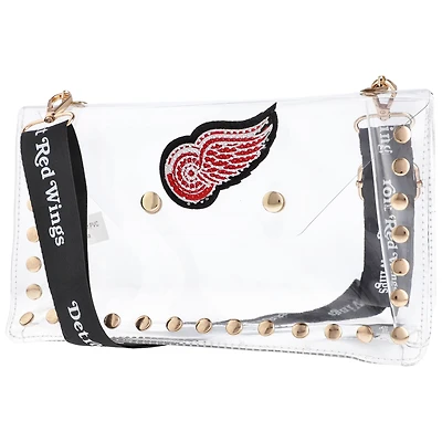 Cuce Detroit Red Wings Crystal Clear Envelope Crossbody Bag