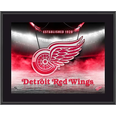 Detroit Red Wings 10.5" x 13" Horizontal Team Logo Sublimated Plaque