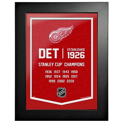 Detroit Red Wings - Oeuvre encadrée Team Empire 12'' x 16''