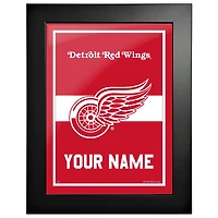 Red Wings de Detroit - Cadre photo personnalisé de 12'' x 16''