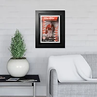 Detroit Red Wings 1958 Red Wing Magazine Playoff Edition - Couverture de programme encadrée 12 '' x 16 ''