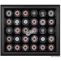 Vitrine noire pour 30 rondelles des Red Wings de Détroit