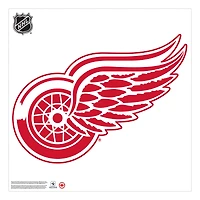 Sticker mural repositionnable avec logo de l'équipe des Red Wings de Detroit 36'' x 36''